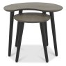 Vintage Weathered Oak Nest of Lamp Tables