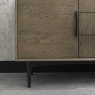 Vintage Weathered Oak Wide Sideboard