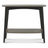 Vintage Weathered Oak Console Table with Shelf