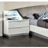 Onda White 2 Drawer Maxi Bedside by Camel Group