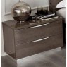 Platinum 2 Drawer Bedside