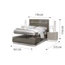 Platinum Kingsize Storage Bedframe by Camel Group