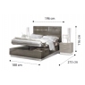 Platinum Super King Storage Bedframe by Camel Group
