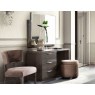 Platinum Quilted Pouffe Stool by Camel Group