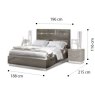 Platinum Super King Bedframe by Camel Group