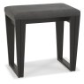 Tivoli Weathered Oak Stool (Dark Grey Fabric)