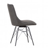 Charlie Studded-Back Dining Chair (Grey)