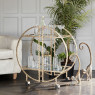 Saturn Hammered Drinks Trolley by Libra