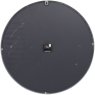 Grey Framed Beaded Mirrored Round Wall Clock