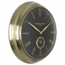 Greenwich Timekeeper Brass Black 71cm Round Clock by Thomas Kent