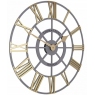 Evening Star Brass 61cm Round Clock by Thomas Kent