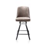 Eefje Bar Stool (Taupe) by Habufa