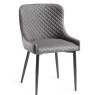 Cezanne Dining Chair (Grey Faux Leather) by Bentley Designs