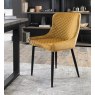 Cezanne Dining Chair (Petrol Blue Velvet) by Bentley Designs