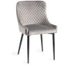 Cezanne Dining Chair (Grey Velvet) by Bentley Designs
