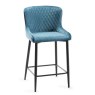 Cezanne Dining Chair (Petrol Blue Velvet) by Bentley Designs