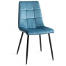 Loft Dining Chair (Petrol Blue Velvet) by Bentley Designs