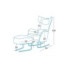 Kangou Rocking Chair by Fama Kangou Rocking Chair by Fama