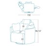 Moonrise Electric Swivel & Recliner Chair by Fama Moonrise Electric Swivel & Recliner Chair by Fama