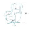 Romeo Swivel & Rocking Chair by Fama Romeo Swivel & Rocking Chair by Fama