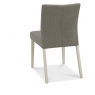 Bergen Grey Washed Upholstered Chair - Titanium Fabric (Pair)