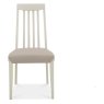 Bergen Grey Washed Slat Back Chair - Grey Bonded Leather (Sold in Pairs)