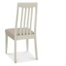 Bergen Grey Washed Slat Back Chair - Grey Bonded Leather (Sold in Pairs)
