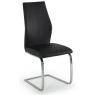 Elis Dining Chair (Black & Chrome)