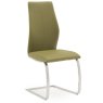 Elis Dining Chair (Olive & Chrome)