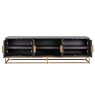 Blackbone 200cm TV Unit (Brass Collection) by Richmond Interiors