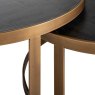 Blackbone Nest of 2 Coffee Tables (Brass Collection) by Richmond Interiors