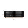 Blackbone 225cm Sideboard (Brass Collection) by Richmond Interiors