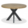 Ellipse Rustic Oak 125cm Round Dining Table by Bentley Designs