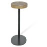 Ellipse Rustic Oak Oval Sofa Table
