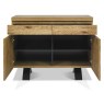 Ellipse Rustic Oak Narrow Sideboard