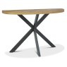 Ellipse Rustic Oak Console Table