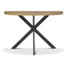 Ellipse Rustic Oak Console Table