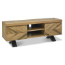 Ellipse Rustic Oak Entertainment Unit