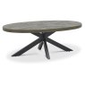 Ellipse Fumed Oak Oval Coffee Table