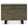 Ellipse Fumed Oak Narrow Sideboard