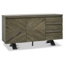 Ellipse Fumed Oak Wide Sideboard