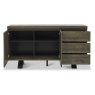 Ellipse Fumed Oak Wide Sideboard