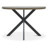 Ellipse Fumed Oak Console Table
