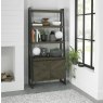 Ellipse Fumed Oak Open Display Unit by Bentley Designs