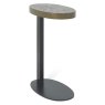 Ellipse Fumed Oak Oval Sofa Table