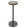 Ellipse Fumed Oak Oval Sofa Table
