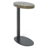 Ellipse Fumed Oak Oval Sofa Table by Bentley Designs