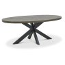 Ellipse Fumed Oak 6 Seater Dining Table