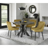 Ellipse Fumed Oak 125cm Round Dining Table