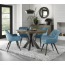 Ellipse Fumed Oak 125cm Round Dining Table